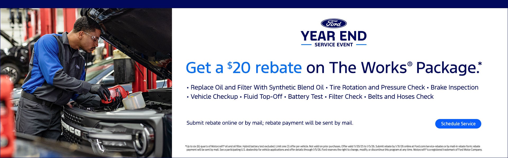 Get a $20 rebate on The Works® Package.*