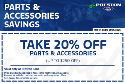 Parts & Accessories Savings
