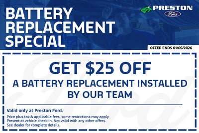 Battery Replacement Special